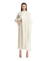 White Double-Layer Silk Dress - ROHE WOMEN | PLP | dAgency