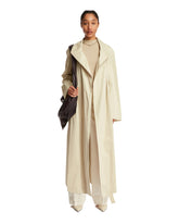 Beige Long Wrap Trench Coat - Women's clothing | PLP | dAgency