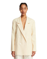 White Double-Breast Jacket - Women's clothing | PLP | dAgency