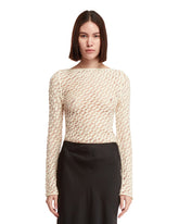 White Lace Boat Neck Top - ROHE | PLP | dAgency