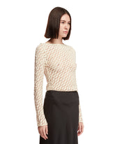 White Lace Boat Neck Top | PDP | dAgency