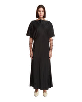Black Fluid Satin Dress - ROHE WOMEN | PLP | dAgency