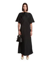 Black Fluid Satin Dress - ROHE WOMEN | PLP | dAgency
