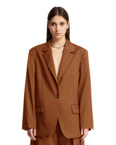 Brown Oversized Blazer - new arrivals women's clothing | PLP | dAgency
