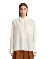 White Chest Pocket Shirt - Women's clothing | PLP | dAgency