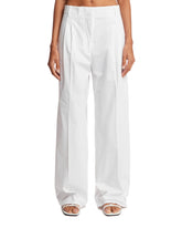 White Wide Leg Trousers | ROHE | All | dAgency