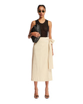 Beige Wrap Skirt - Women's clothing | PLP | dAgency