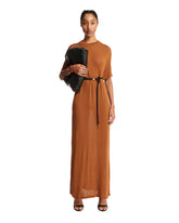 Brown Maxi T-Shirt Dress - Women's clothing | PLP | dAgency