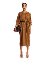 Brown Belted Cuff Dress - S MAX MARA WOMEN | PLP | dAgency