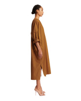 Brown Belted Cuff Dress | PDP | dAgency