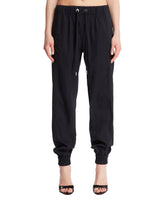 Blue Gathered Track Pants - Women's trousers | PLP | dAgency