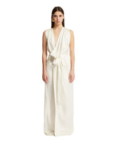 White Draped Dress - Women's clothing | PLP | dAgency