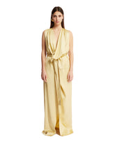 Yellow Draped Dress - new arrivals women's clothing | PLP | dAgency
