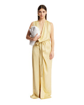 Yellow Draped Dress - new arrivals women's clothing | PLP | dAgency