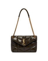 Brown Leather Puffer Bag - Women | PLP | dAgency
