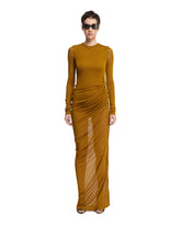 Orange Draped Dress - Women's dresses | PLP | dAgency