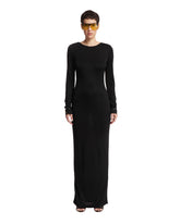 Black Open Back Dress - Saint laurent women | PLP | dAgency