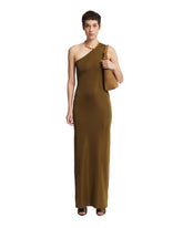 Green One-Shoulder Dress - Saint laurent women | PLP | dAgency