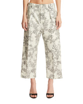 White Printed Trousers - Women's trousers | PLP | dAgency