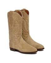 Beige Cowboy Boots - SHILOH WOMEN | PLP | dAgency