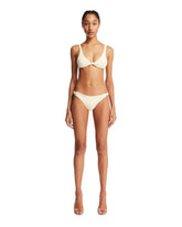 White Bikini With Drapes - Women's swimwear | PLP | dAgency