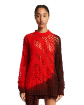 Red Cotton Sweater - the attico women | PLP | dAgency