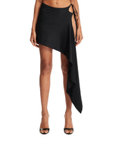 Black Asymmetrical Skirt - the attico women | PLP | dAgency