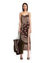 Brown Bandana Dress - the attico women | PLP | dAgency