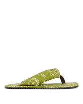 Green Indie Flat Thong - Women's shoes | PLP | dAgency