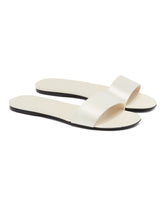 White Combo Silk Slide - Women's shoes | PLP | dAgency