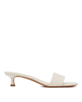 White Combo Kitten Heel Sandals - Women's shoes | PLP | dAgency