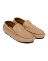 Beige Lucca Loafers - THE ROW | PLP | dAgency