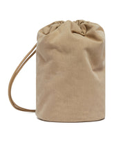 Beige Leather Backpack - THE ROW | PLP | dAgency