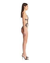Beige Monogram Swimsuit | PDP | dAgency