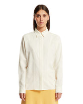 White Lamard Shirt - TOTEME-STUDIO | PLP | dAgency