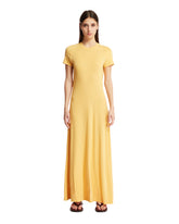 Yellow Maxi T-Shirt Dress - Toteme studio women | PLP | dAgency