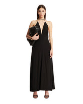 Black Double-Halter Dress - Toteme studio women | PLP | dAgency