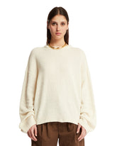 White Oversized Sweater - TOTEME-STUDIO | PLP | dAgency