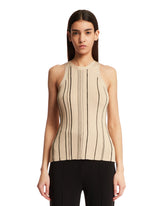 Ribbed Striped Tank Top | PDP | dAgency