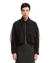 Black Open Back Jacket - Women's jackets | PLP | dAgency