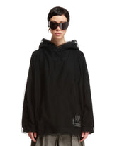 Black Tulle Hoodie - new arrivals women's clothing | PLP | dAgency