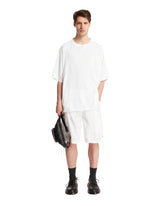 White Cotton Cargo Shorts - Men's shorts | PLP | dAgency