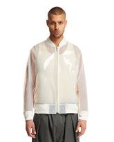 White Sheer Bomber Jacket - Men's clothing | PLP | dAgency