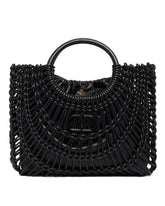 Black Allknots Woven Shopper - Women's bags | PLP | dAgency