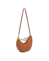 Brown Small VLogo Moon Bag - Women's shoulder bags | PLP | dAgency