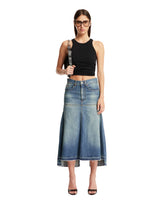 Blue Denim Midi Skirt - Women's clothing | PLP | dAgency