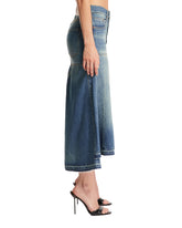 Blue Denim Midi Skirt | PDP | dAgency