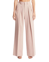 Pink Pleated Trousers - Women's trousers | PLP | dAgency