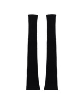Black Ribbed-knit Sleeves | PDP | dAgency