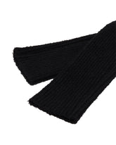 Black Ribbed-knit Sleeves | PDP | dAgency